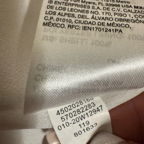 White House Black Market purple and white snake skin halter top - removable bow - Picture 14 of 14